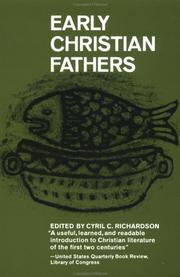 Early Christian Fathers (Library of Christian Classics)