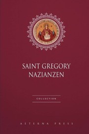 Saint Gregory Nazianzen Collection: 2 Books